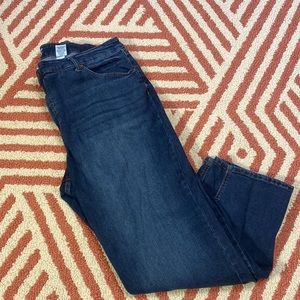TERRA & SKY 22W straight leg cropped jeans EUC
